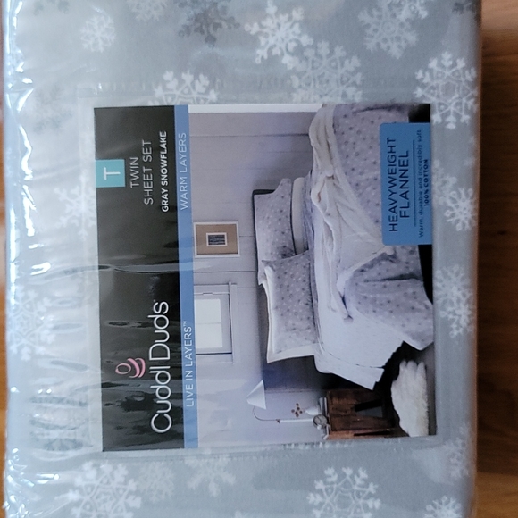 *Cuddl Duds Heavyweight Twin Sheet Set - Picture 6 of 6